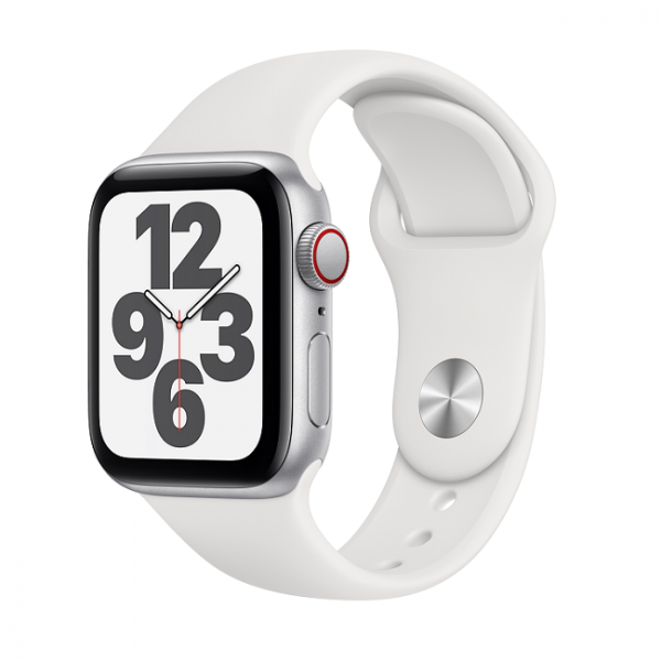 Apple Watch SE GPS + Cellular 40mm, 44mm Viền Nhôm Dây cao su